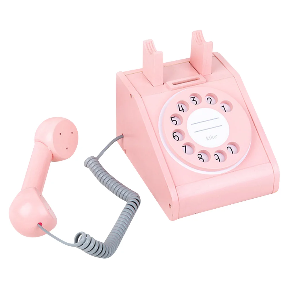 Telephone Kid Phones Interaction Plaything Photo Prop Small Toy Simulated Child