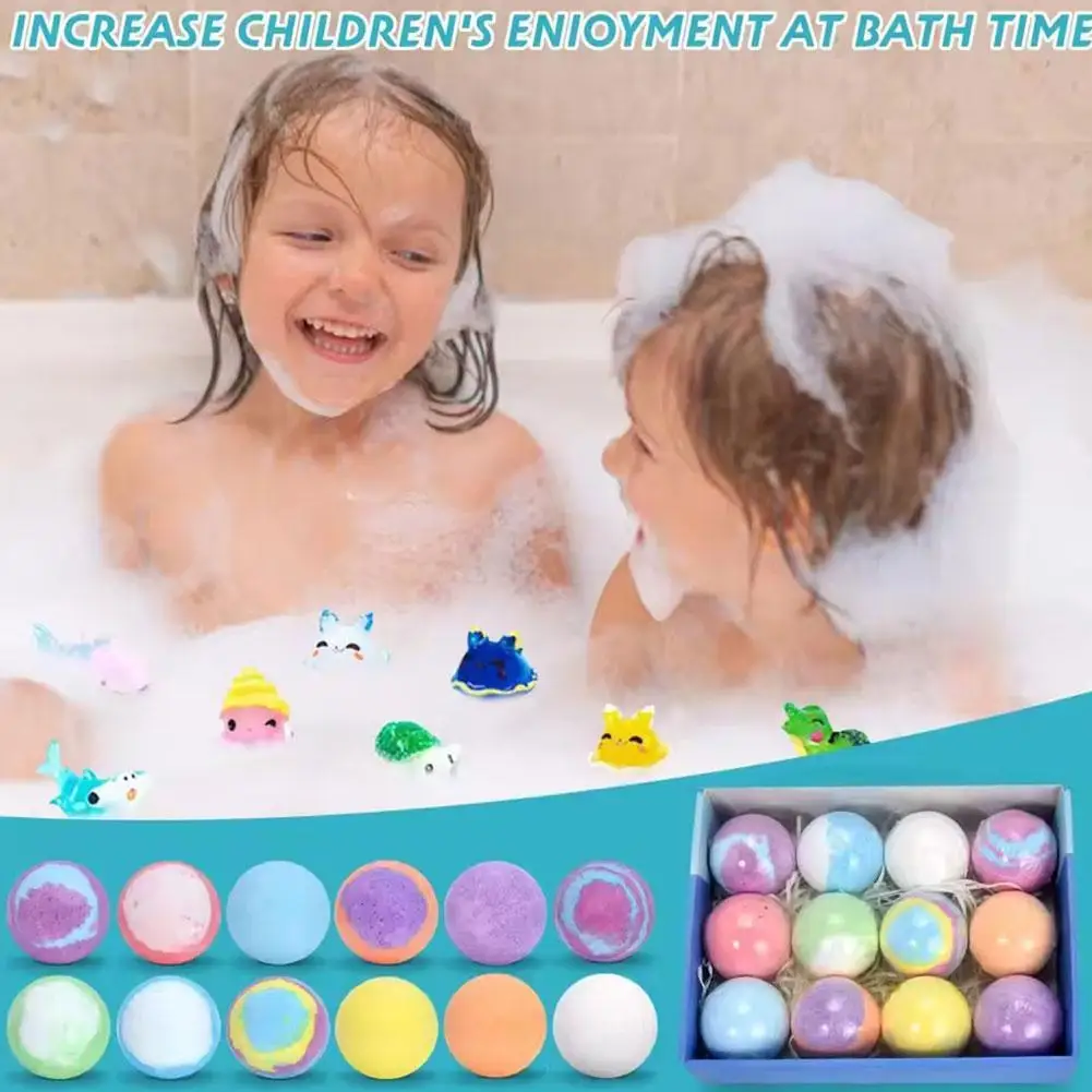 Ocean Surprise Bath Bombs - Color Changing Spa & Bubble Bath Balls with Hidden Toys
