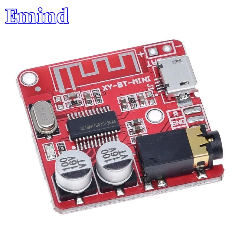 

3/5/10/20/50Pcs XY-BT-Mini Bluetooth 5.0 Decoding Board MP3 Wireless Audio Receiving Module DIY Lossless Audio Power Amplifier