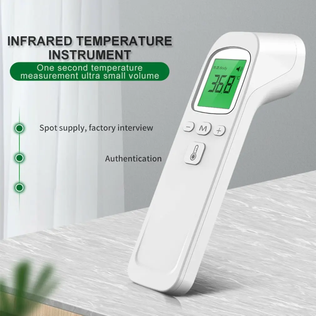 

Forehead Thermometer Infrared Candy Bar Non-contact Scanner LCD Temperature Digital Shooter Temperatures Thermometers