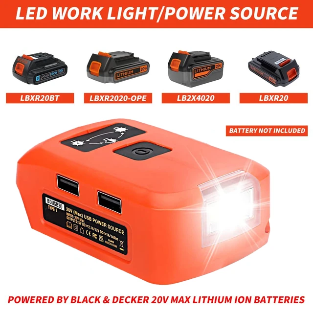 Black+decker LBXR20CK 20V Max Lithium-Ion Battery and Charger