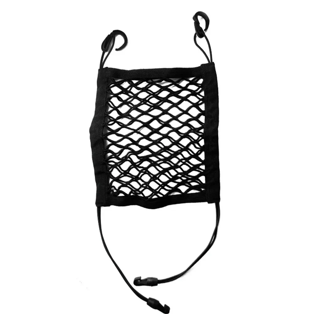 Motorcycle Quick-Release Cargo Net-UV Resistant Elastic Mesh with Metal Hooks for Bike/Scooter Accessories