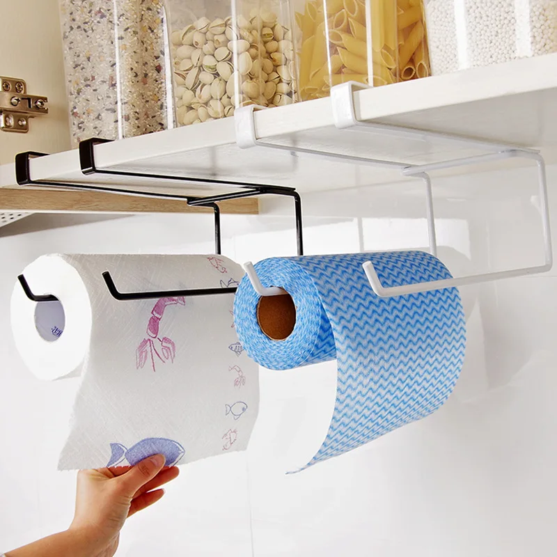 Dropship Kitchen Roll Dispenser Paper Roll Holder Plastic Wrap