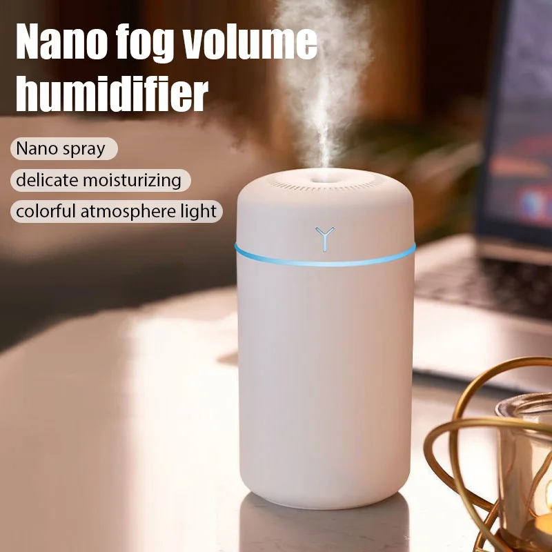 Humidificador portátil portátil Mini atomización Spray humidificador  dispositivo para oficina en casa coche (azul)