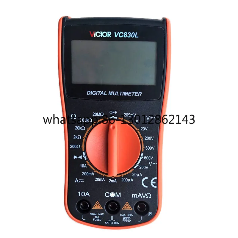 VC830L 디지털 멀티미터 다기능 휴대용 만능계 온오프 저항 다이오드 측정