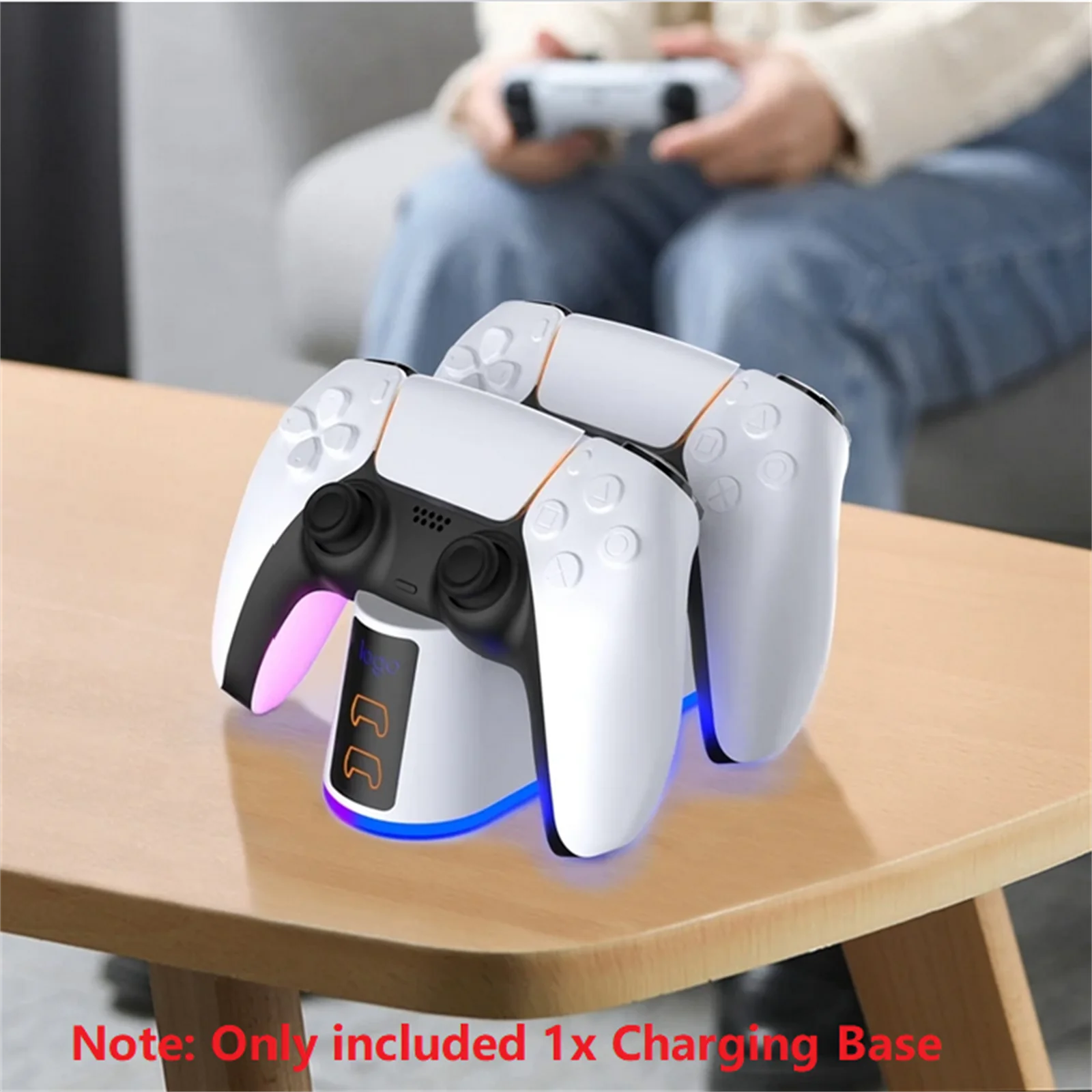 PS5 무선 게임 컨트롤러용 듀얼 센스 충전 스테이션, 듀얼 충전 도크, 충전기 스탠드 베이스, LED 조명 포함 Best Top5 PS5 무선 게임 컨트롤러용 듀얼 센스 충전 스테이션, 듀얼 충전 도크, 충전기 스탠드 베이스, LED 조명 포함 Best Top5