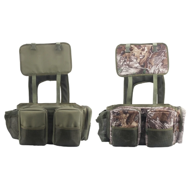 

Рюкзак с сиденьем для рыбалки, сумка для рыболовных снастей, портативная сумка для снаряжения для кемпинга на открытом воздухе