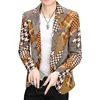 Spring and Autumn Clothing New Fashion Handsome All The Fashion Men's Business Small Suit Korean Version Slim All The Matching 5