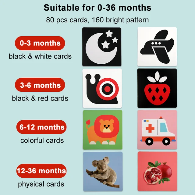 Montessori Baby High Contrast Flash Cards 6