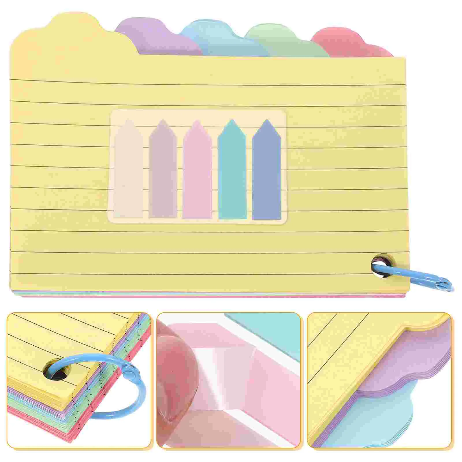 Flash Cards Index Notes Learning Memory Word Book Office Blank Flashcards Words Portable Pocket Notepads