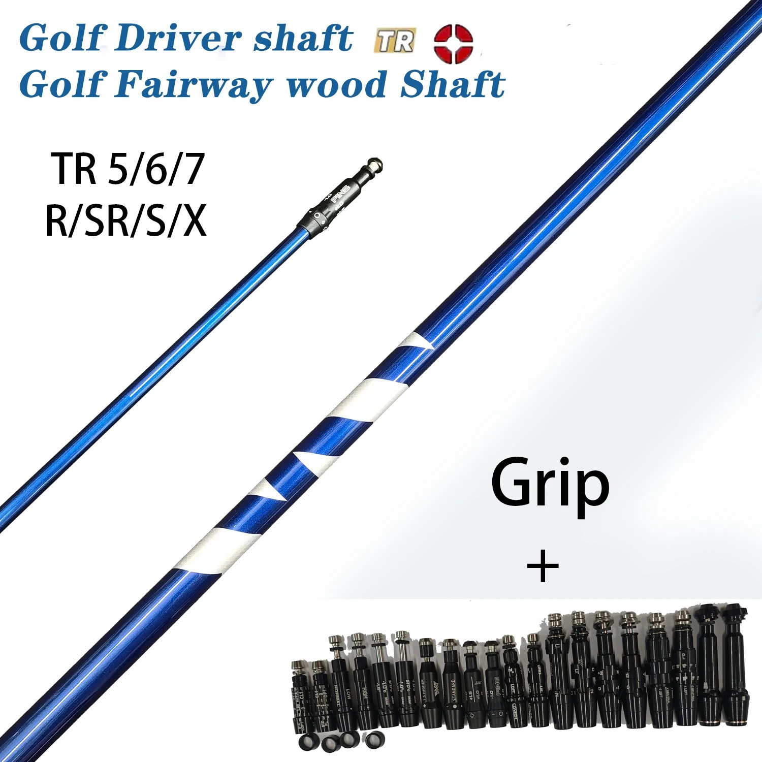 

New Golf Clubs Shaft FJ-VU TR Blue Flex 5/6/7 R/SR/S/X Graphite Shaft Driver and Wood Shafts Free Assembly Sleeve and Grip
