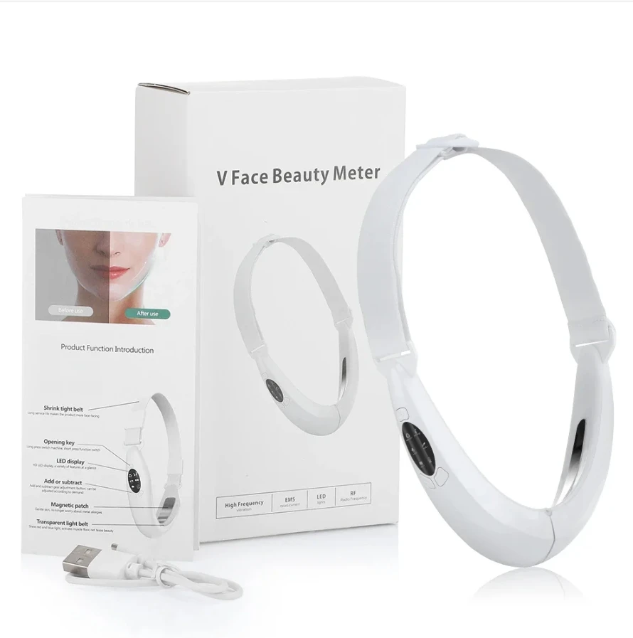 Advanced V Shape Facial Lifting and Slimming Massager with EMS Technology