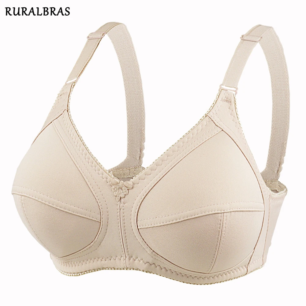 Frugue Reggiseno Senza Ferretto Taglie Forti Pizzo Contenitivo Donna Champagne It 6e Eu 95e 106557242 - Foto 6