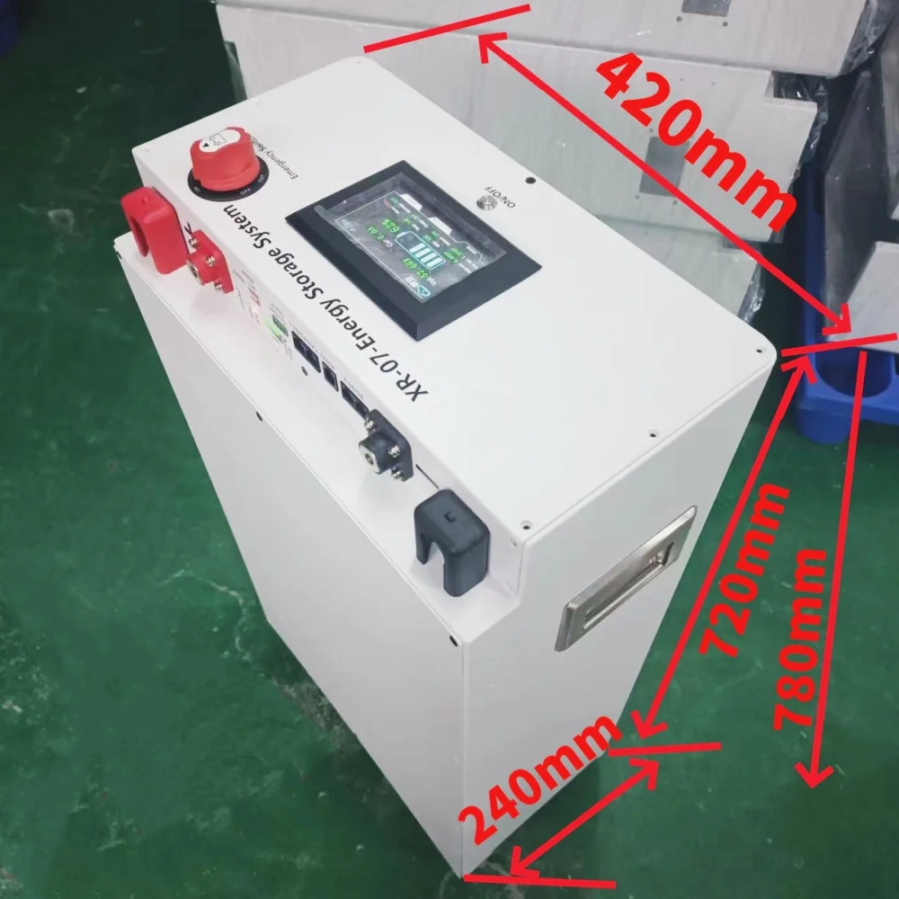 Customization V19 JK BMS Solar Home Energy Storage LiFePO4 Battery Box DIY Kit