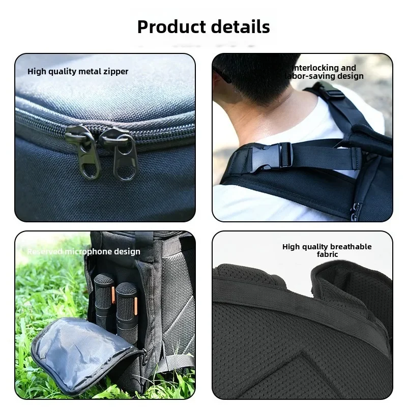 Travel Carrying Backpack For Bose S1 Pro/Bose S1 Pro+, Slip Cover Case With Shoulder Strap, Portable Carry Bag