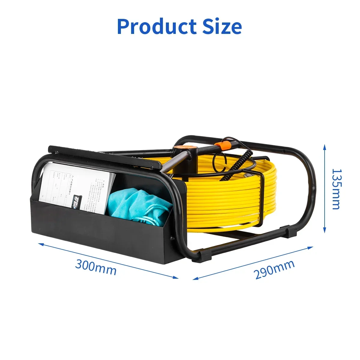 Sewer Pipe Inspection Camera DVR 16GB Video Recording,SYANSPAN Drain Industrial Endoscope Waterproof 8500MHA Battery 20/30/50M 5