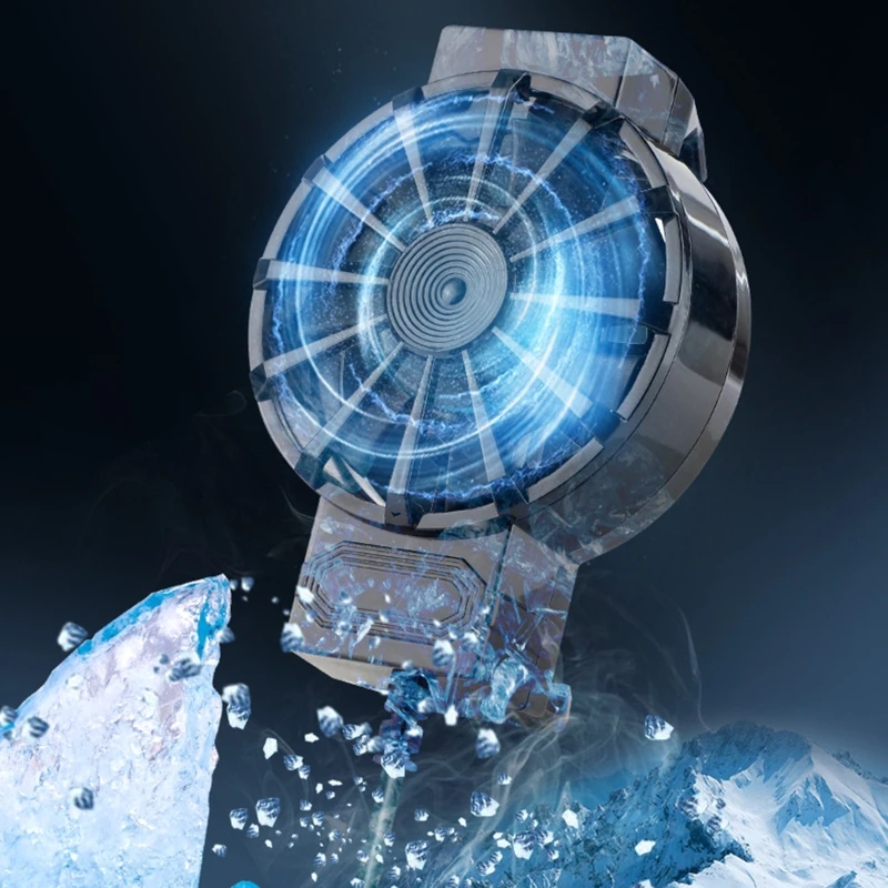 USB 전원 휴대폰 쿨러, 선풍기 냉각 라디에이터, 4-6.7 인치 스마트폰용, 신축성 클립, 능동 냉각 선풍기