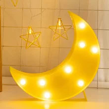 

3D LED Night Light Moon Kids Bedroom Indoor Lighting Decor Lamp For Home Living Room Bedroom Night Lighting Creative Gift