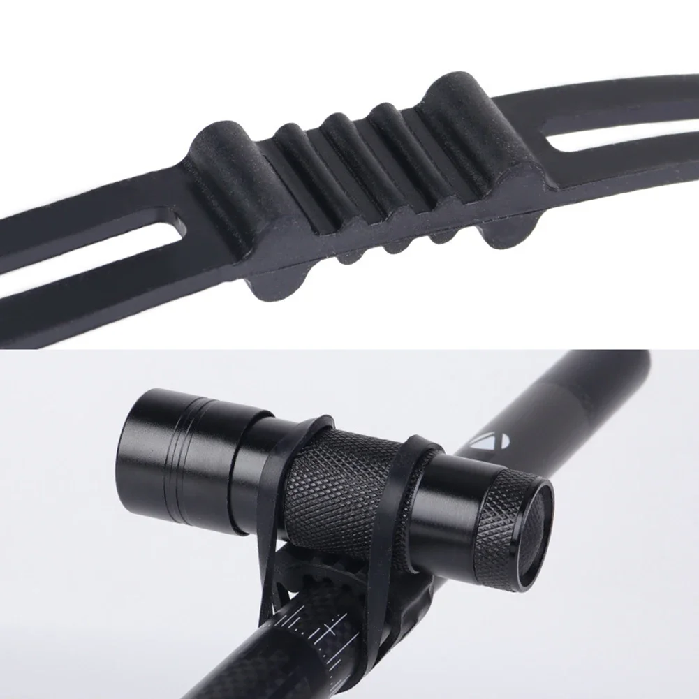 Bike Silicone Mount Bands Bicycle Light Rubber Straps 10pcs for Headlight Taillight Fixing Universal Bike Accessories