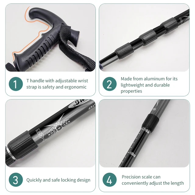 Folding Trekking Hiking Pole 4