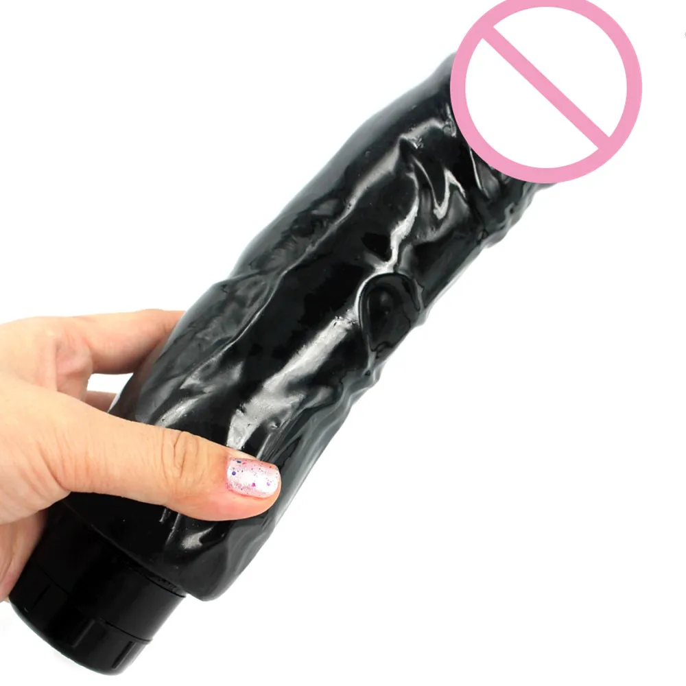 Flesh/Bruin/Zwart/Roze/Paars D 5.5 Cm Zeer Dikke Dildo Vibrator Vibrerende Cock Realistische Enorme Penis G-spot Vrouw Sex Toy