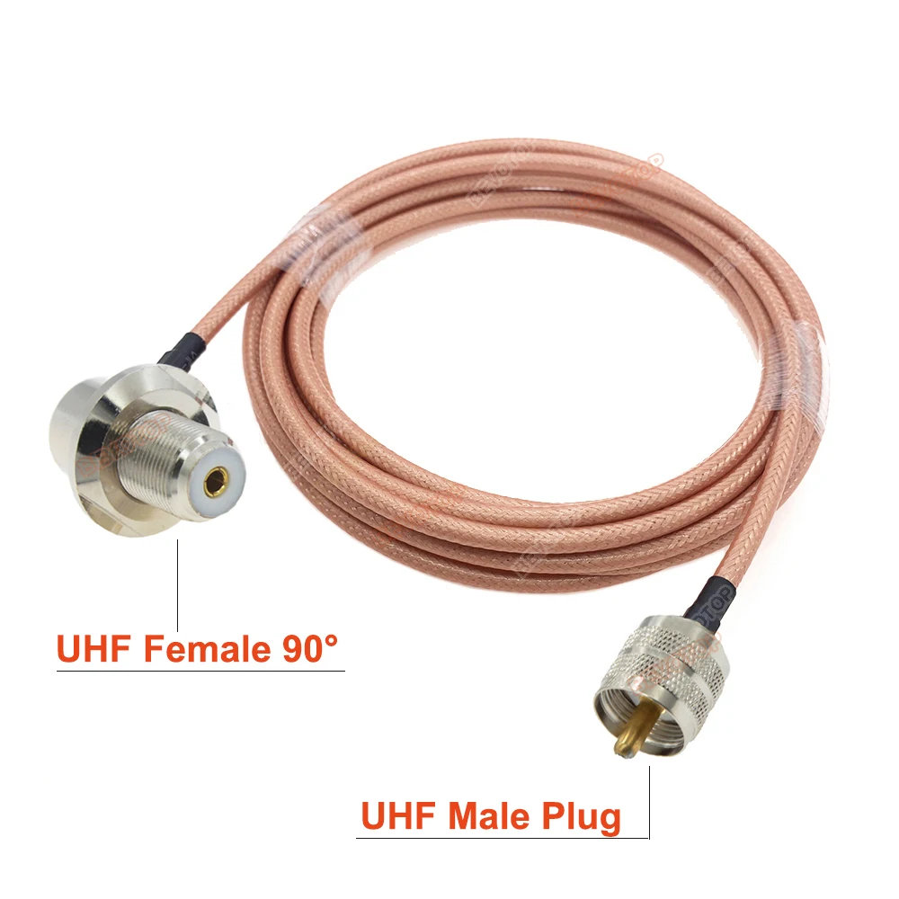 Connettore UHF Maschio PL259 A Femmina UHF SO239 Cavo