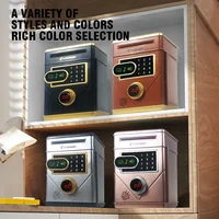 Electronic Piggy Bank Kids Toy Automatic Cash Box with Password Safe Smart Money Box Piggy Bank Automatic Banking Children Gift 2