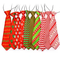 10/30/50Pcs Pet Dog Accessories Christmas Style Big Size Pet Dog Necktie Adjustable Dog Collar Bow ties For Medium Large Dog 1