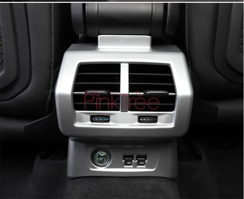 

Аксессуары для Audi Q3 2019 ABS Chrome вентилятор заднего кондиционера рамка отделка автомобильный стайлинг