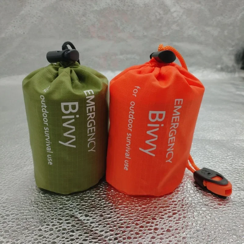 Emergency Blanket Outdoor Emergency Survival Sleeping Bag Thermal Blanket Mylar Waterproof Reusable