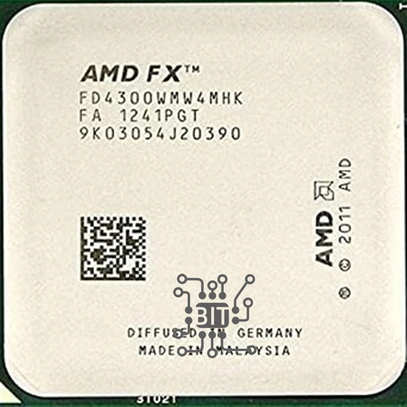 Amd-processador Fx-série fx 4300 3.8 Ghz Quad-core Cpu Fd4300wmw4mhk Soquete Am3 +