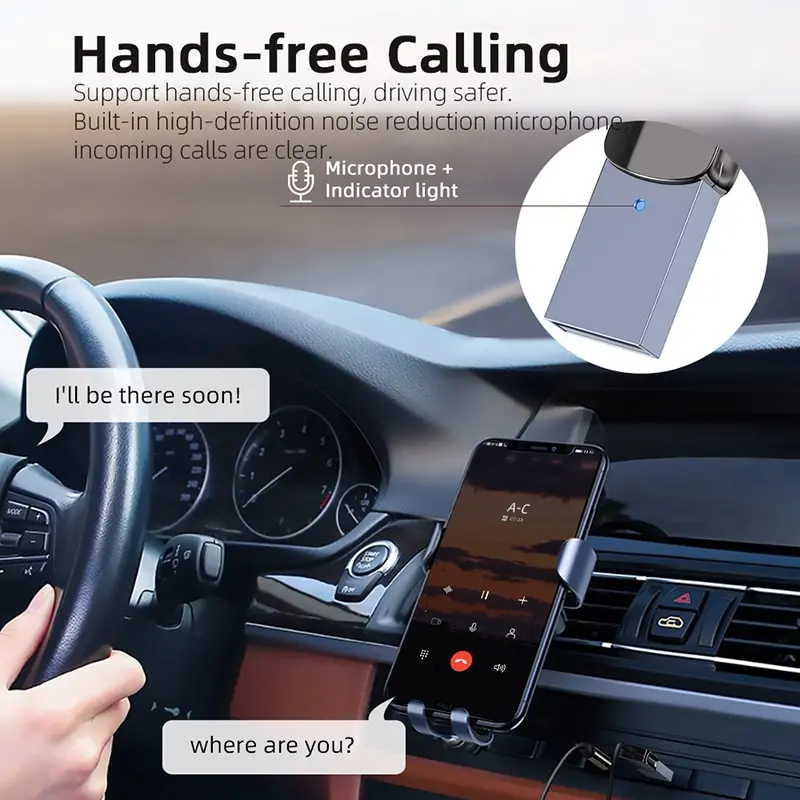 Car Bluetooth 5.0 Receiver Listening To Music Call Navigation 3.5mm High Audio Call Assistance Adapter Plug And Play bluetooth adapter,bluetooth audio receiver,bluetooth transceiver adapter,audio adapter,bluetooth aux adaptor