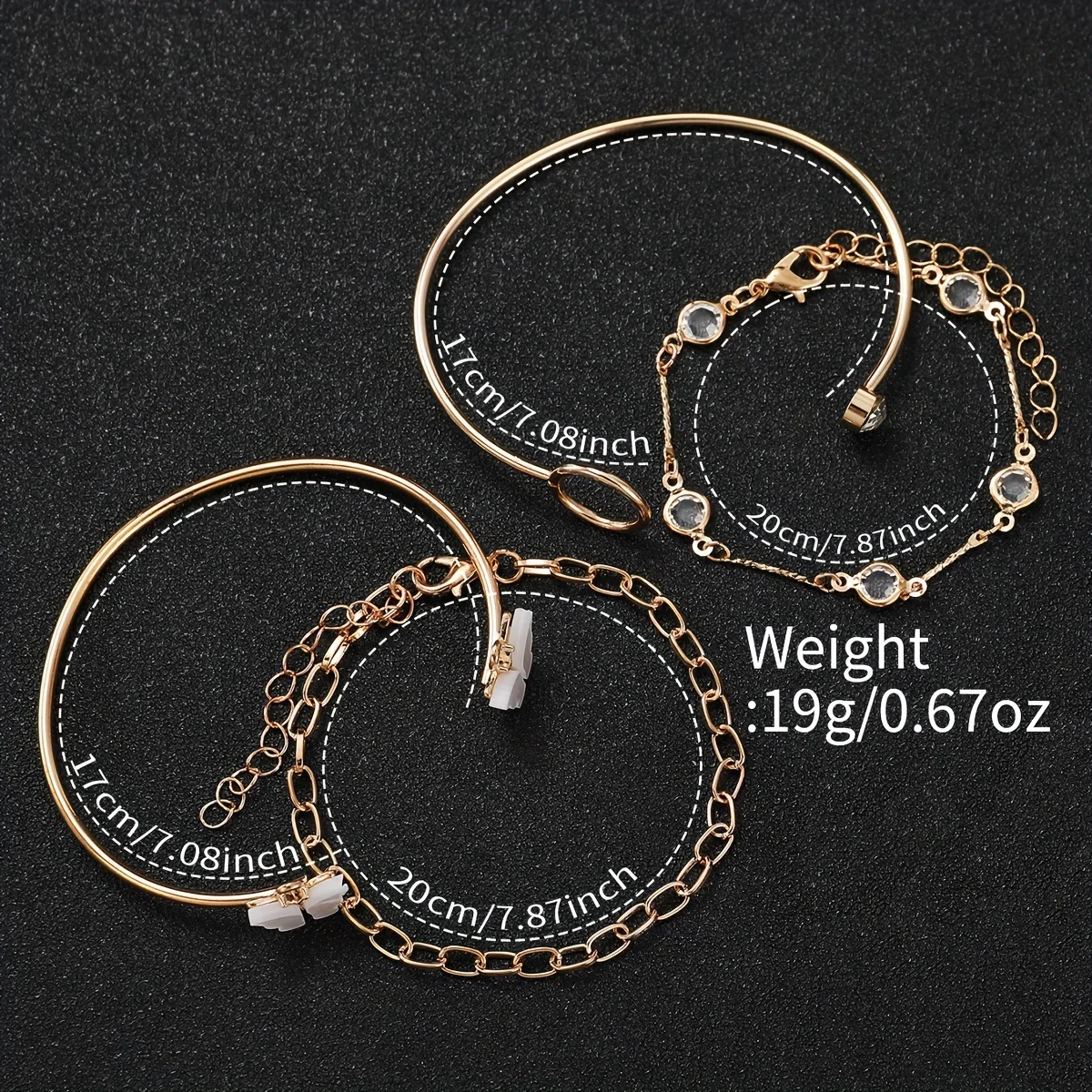 Women Square Watch Set Watch Band