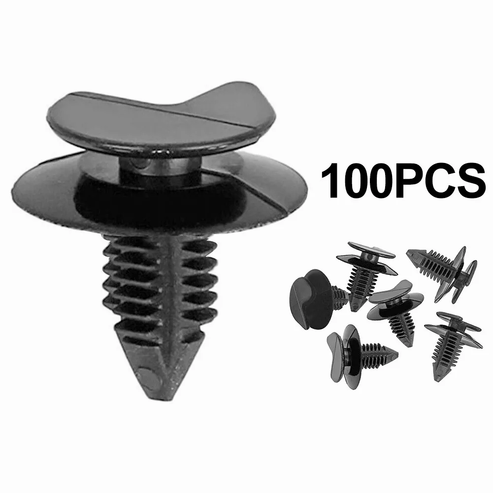 

100X Hidden Trim Panel Fixing Clips For Transporter T4 T5 Lining Carpet Board Black Auto Accessories Fastener & Clip