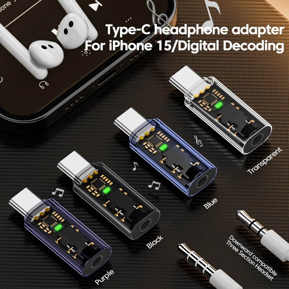 DAC USB Type C To 3.5MM Headphone Adapter USB C Male to 3.5 Jack Audio Converter for iPhone 15 Samsung Support Voice Call U Disk BEST SELLERS DAC USB Type C To 3.5MM Headphone Adapter USB C Male to 3.5 Jack Audio Converter for iPhone 15 Samsung Support Voice Call U Disk BEST SELLERS