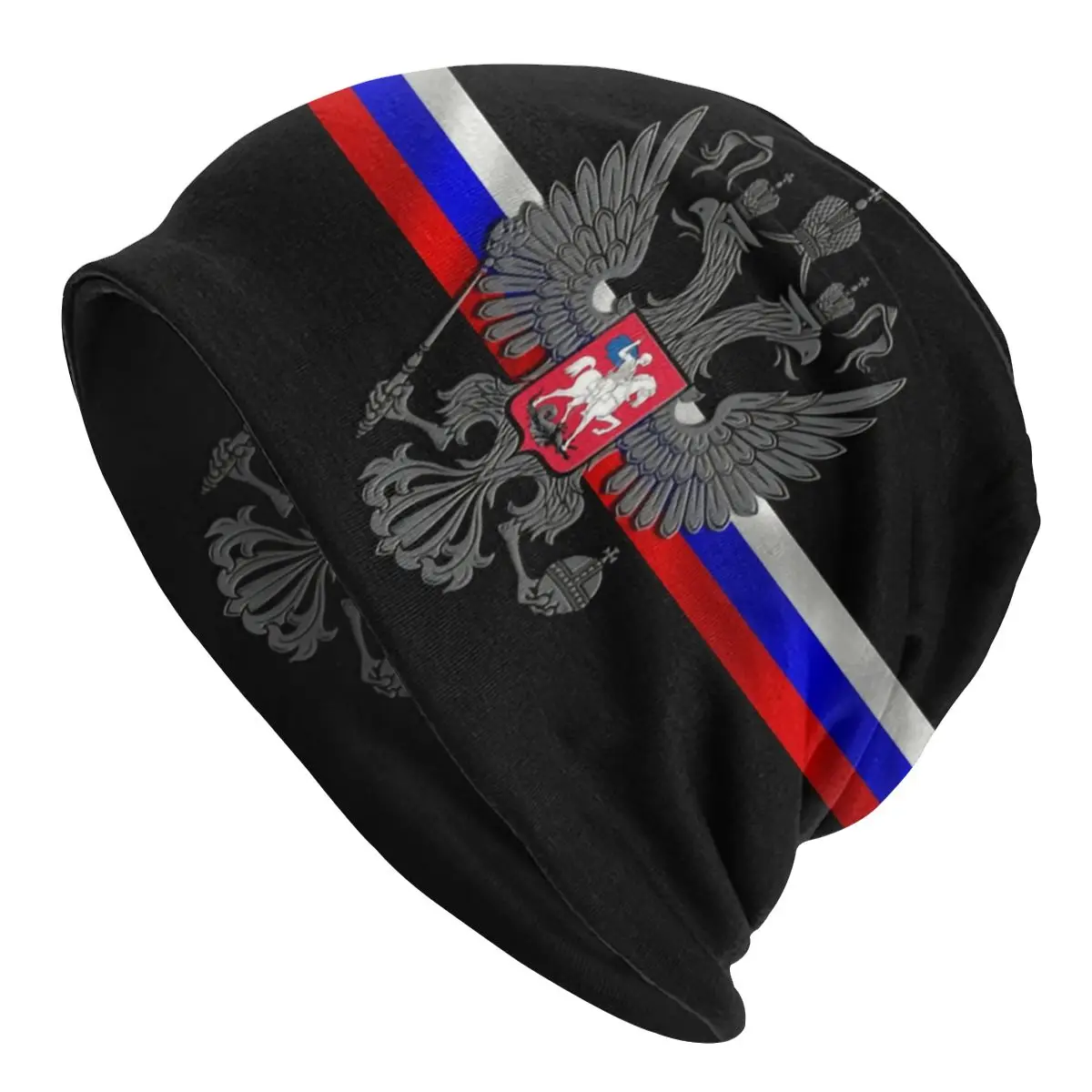 

Russia Proud Bonnet Beanie Knit Hat Women Men Adult Soviet Russian Flag CCCP Communist Winter Warm Skullies Beanies Caps for Ski