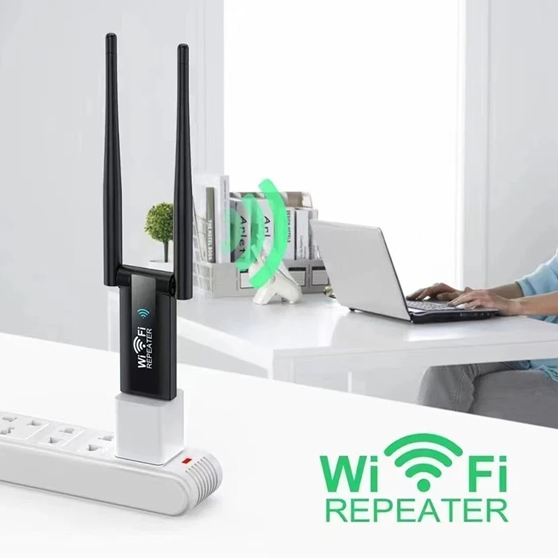 USB Wifi 리피터 300M Wi-Fi 신호 부스터 2.4G 무선 확장기 Wi-Fi 어댑터 데스크탑 PC 노트북용