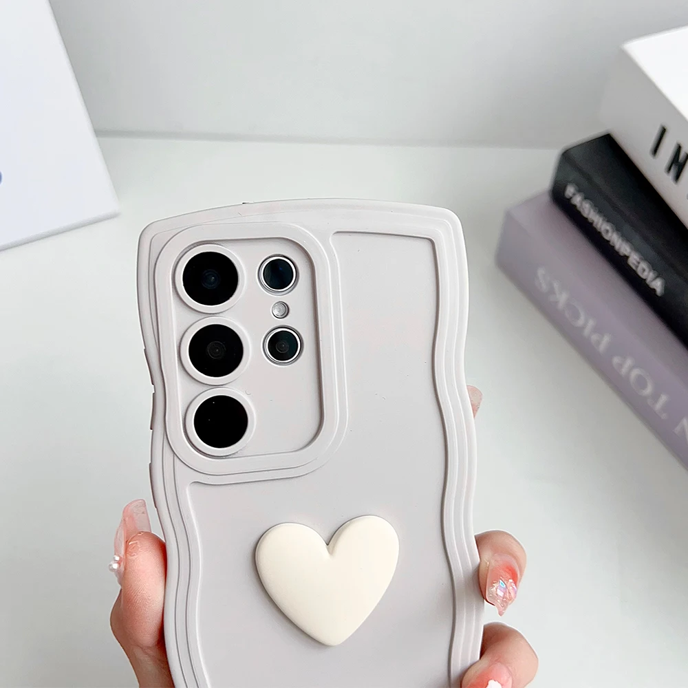 Vibrant Love Heart Silicon Phone Case - Shockproof & Soft Cover