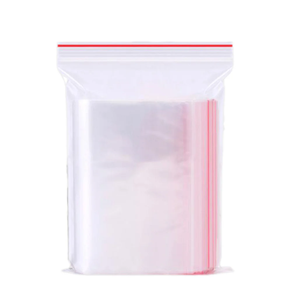 

Bags Bag Sealed Plastic Paper Bags Zip Zipper Storage Sealing Reclosable Dispenser Transparent Mini Tiny 11X14 Waterproof Size