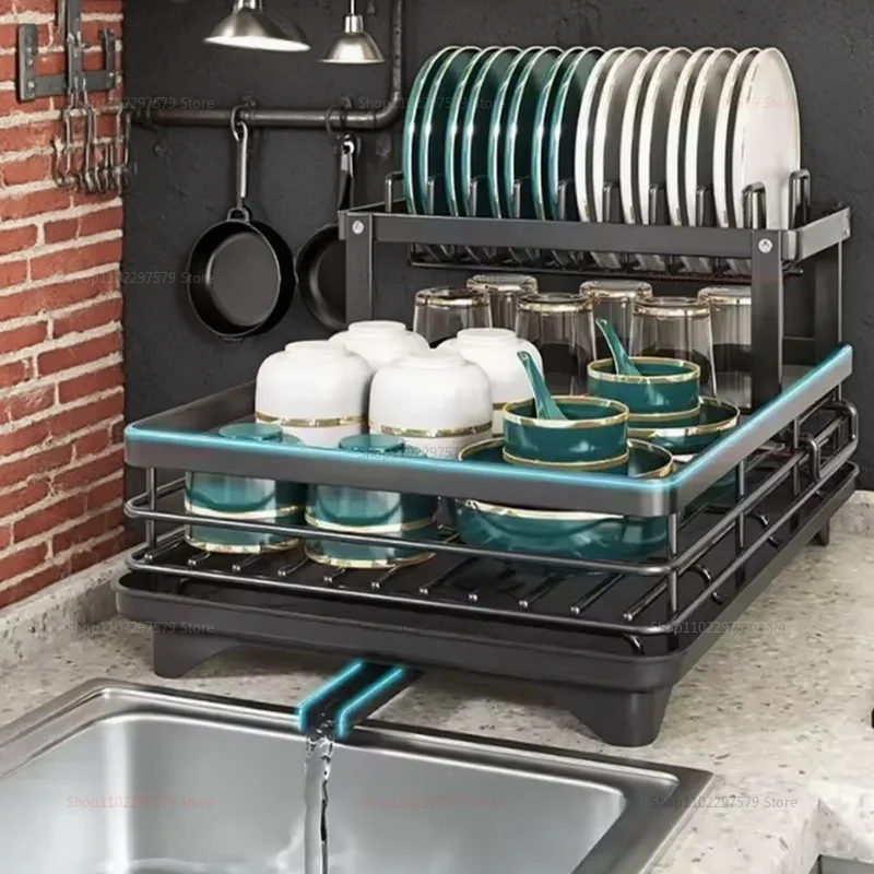 Double-Layer Kitchen Storage Rack 5