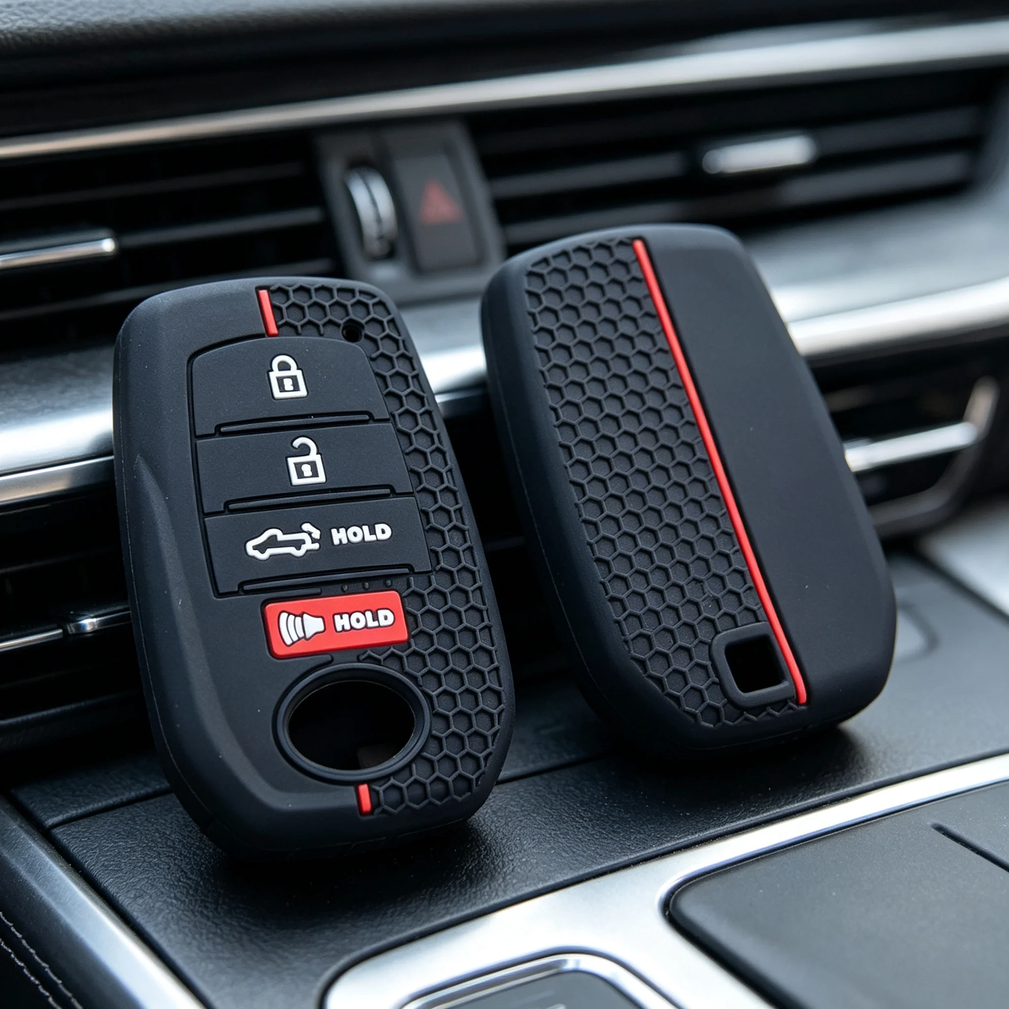 Premium Silicone Car Key Case Accessory - Durable & Stylish Protection Cover