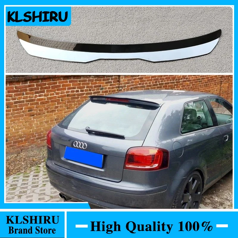 Auto Posteriore Tetto Spoiler Lip Extension Posteriore Tronco Spoiler Lip Wing Per Audi A3 8P/ 8P Fl 2003-2012 Hatchback Ala Posteriore Tuning Auto