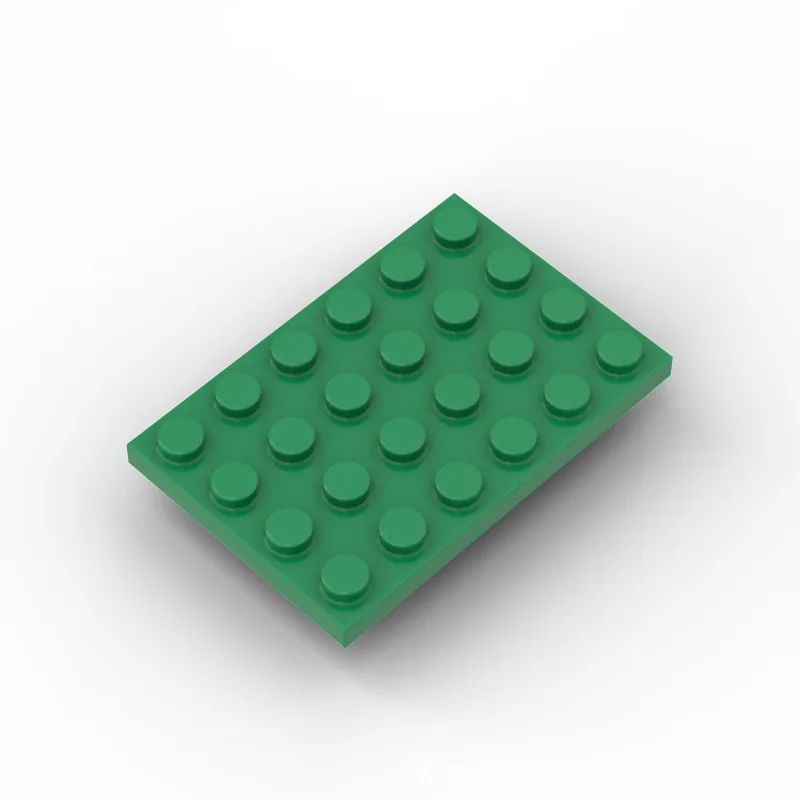 100 stücke Moc Teile 3032 Platte 4x6 kompatible Steine DIY Assmble Bausteine Partikel Kinder Puzzle Gehirn Spielzeug Geburtstags geschenk – Detail 4