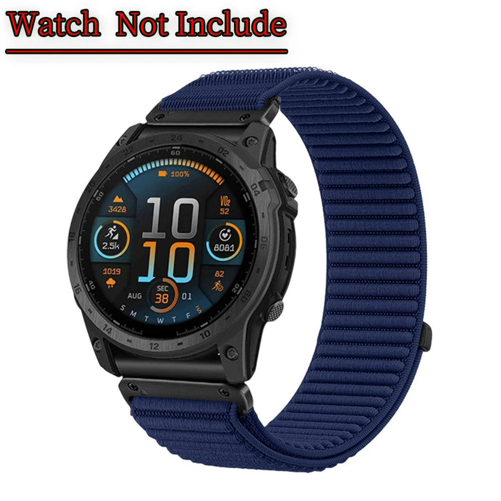 Nylon Loop Strap Quick Fit Band Accessory - 20/22/26mm