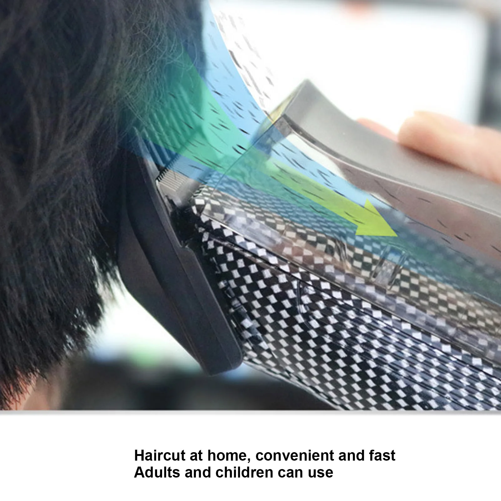 Men Hair Groomer Hair Trimmer USB Charging  Automatic Hair Suction Electric Hair Clipper with 4 Combs for Men Home