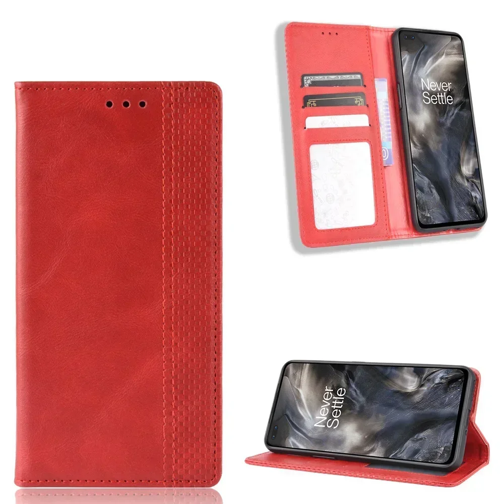 Retro Leather Wallet Case - Luxury Flip Cover