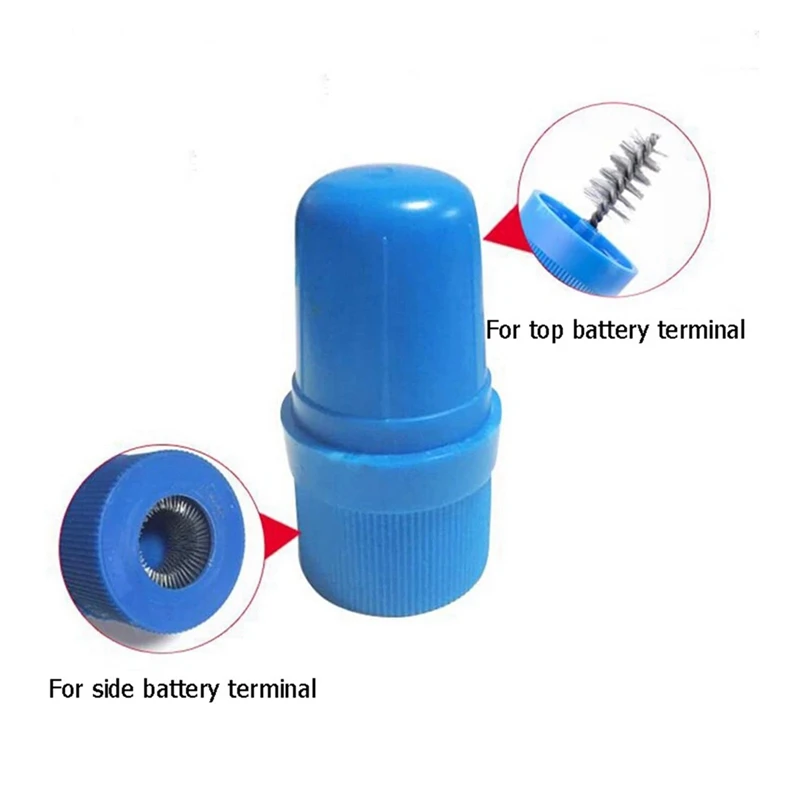 5 Set Car Battery Terminal Cleaning Brush Set-Manual Cleaning Tools For Automotive Detailing