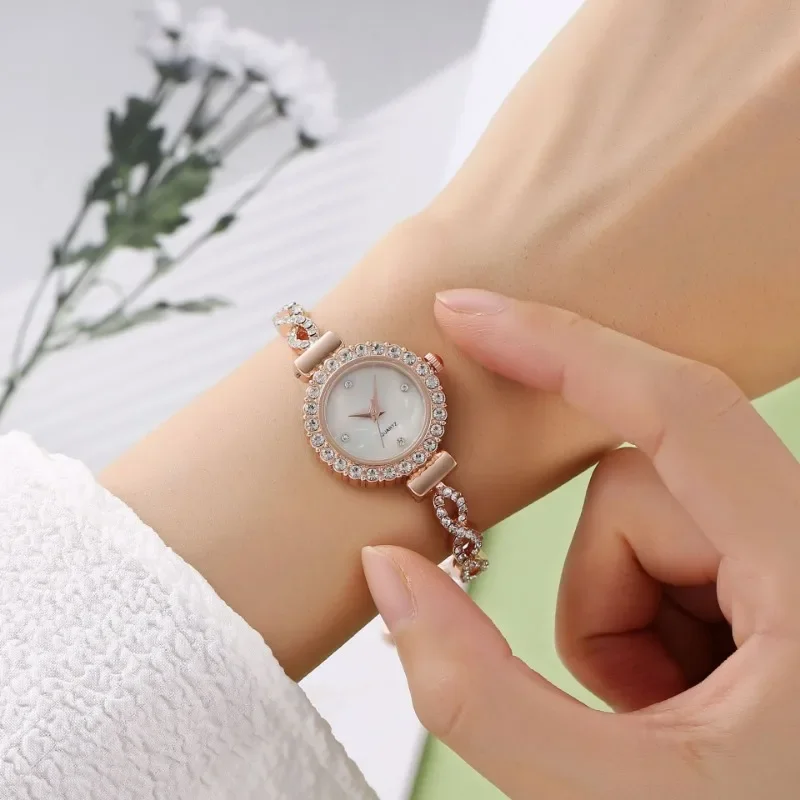 

Women Bracelet Watch Mujer Golden Relojes Small Dial Quartz Leisure Popular Wristwatch Hour Female Ladies Elegant Relogio Clock