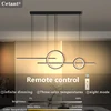 Smart LED Pendant Light Restaurant Hanging Lamp Remote Control Adjustable Color Temperature Brightness Living Room Home Lights 1