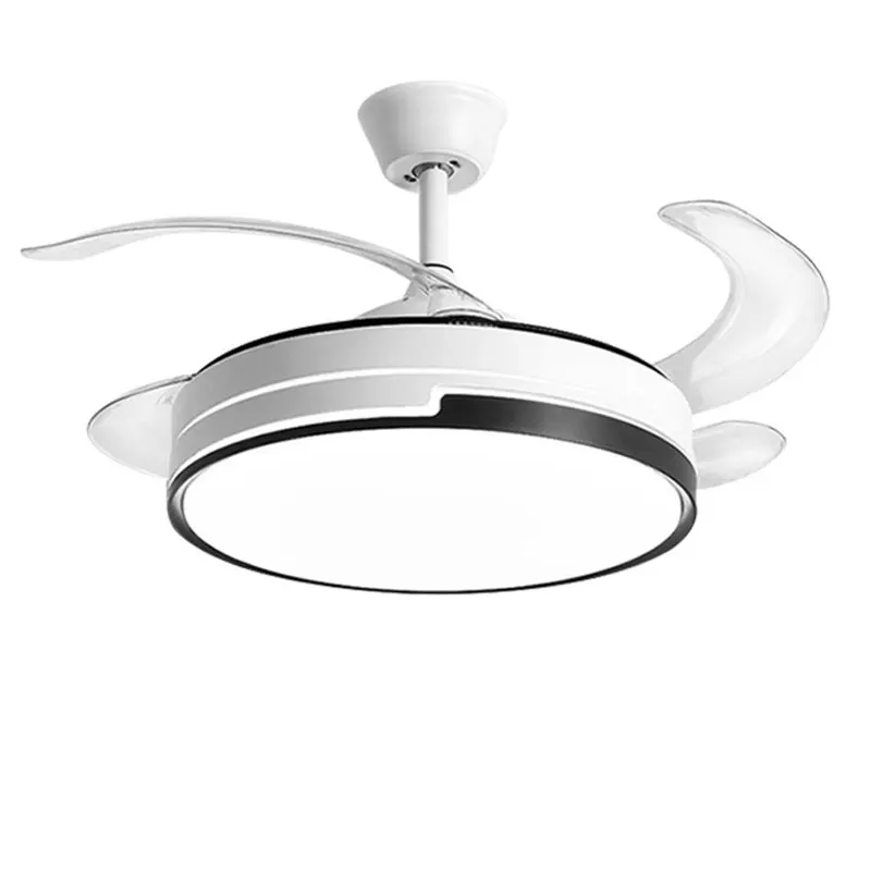 Ceiling lamp with fan remote control wall control Dining living room simple fan chandelier bedroom light led modern ceiling fans